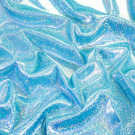 Трикотаж нейлон ЛАЗЕР блакитний , фото 1