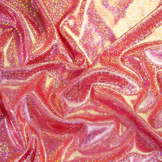 Трикотаж нейлон ЛАЗЕР червоний , фото 1