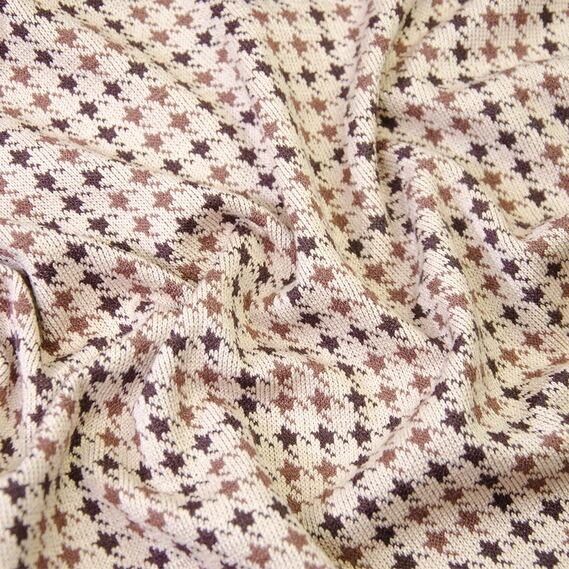 Тканина трикотаж Оріон беж/кор/шок, фото 2