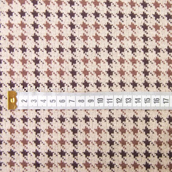 Тканина трикотаж Оріон беж/кор/шок, фото 3