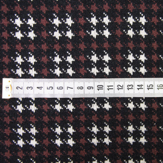 Ткань трикотаж Орион чорний/кор/білий, фото 3 Ткань трикотаж Орион чорний/кор/білий, фото 3