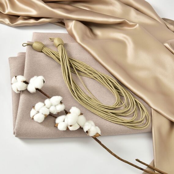 Ткань портьерная жаккардовая Gate-00 V-C4287 мокко, фото 2