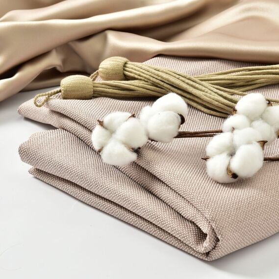 Ткань портьерная жаккардовая Gate-00 V-C4287 мокко, фото 7