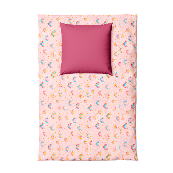 Calico fabric 2.4 Selonya V-107172/1 веселка рожева, фото 3