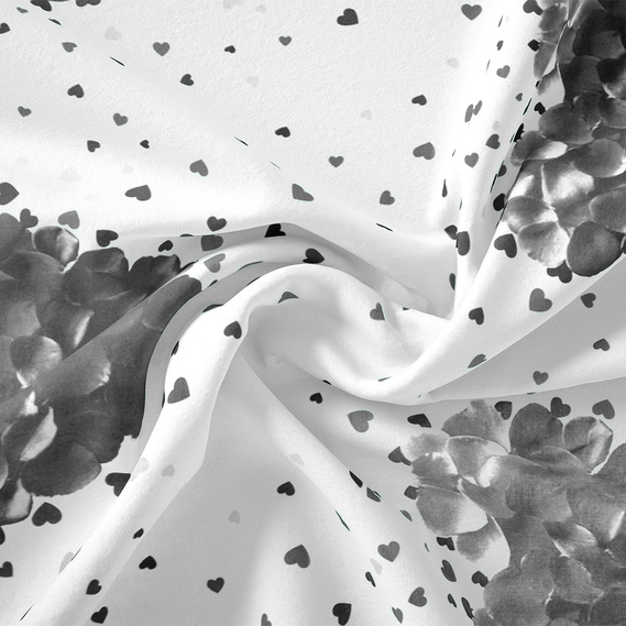 Ткань бязь ранфорс для постельного белья 2,4 м V-4.23736/10 пристрасть т/сіра, фото 1 Ткань бязь ранфорс для постельного белья 2,4 м V-4.23736/10 пристрасть т/сіра, фото 1