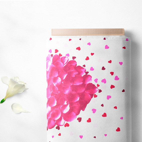 Ткань бязь ранфорс для постельного белья 2,4 м V-4.23736/12 пристрасть фіолет, фото 2