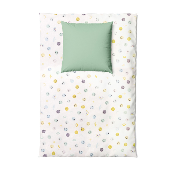 Calico fabric 2.4 Selonya V-8.23582/14 емоції блак/оливка, фото 3