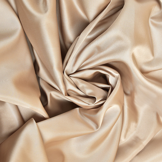 Тканина портьєрна однотонна Піжон V-1301 світлий беж, фото 2