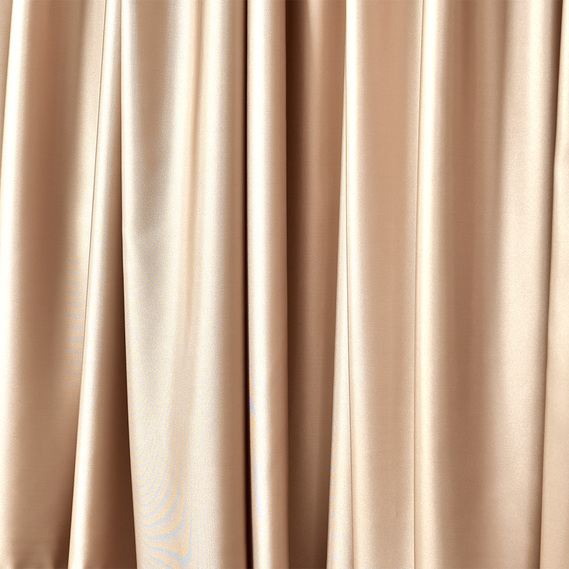 Тканина портьєрна однотонна Піжон V-1301 світлий беж, фото 3