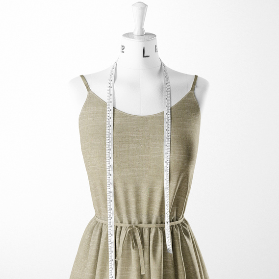 Linen Lara V-7 олива, фото 3 Linen Lara V-7 олива, фото 3