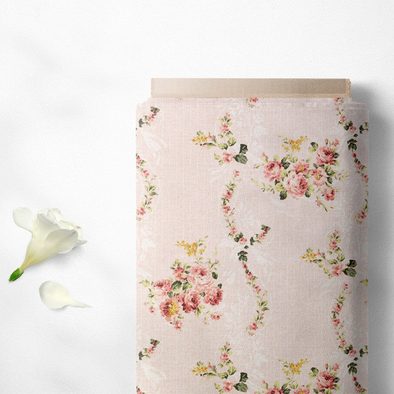 Calico fabric 2.4 Selonya V-10 20794 34 Лурдес пудра, фото 2