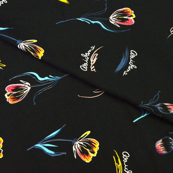 Штапель Тая чорний, фото 1