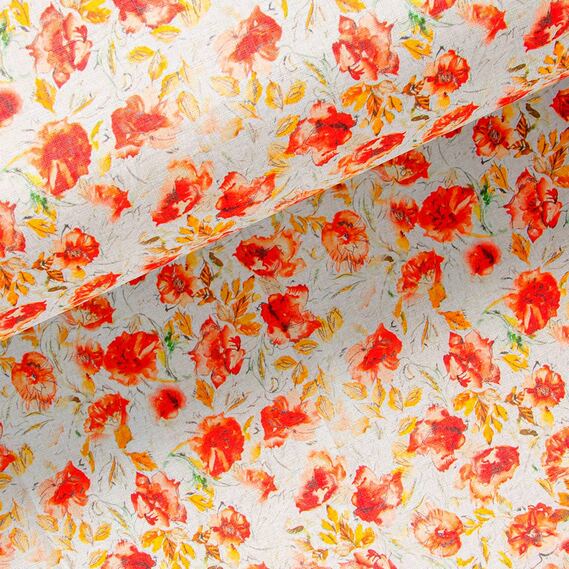 V-14/1 маки молоко, Акварель, фото 1  V-14/1 маки молоко, Акварель, фото 1