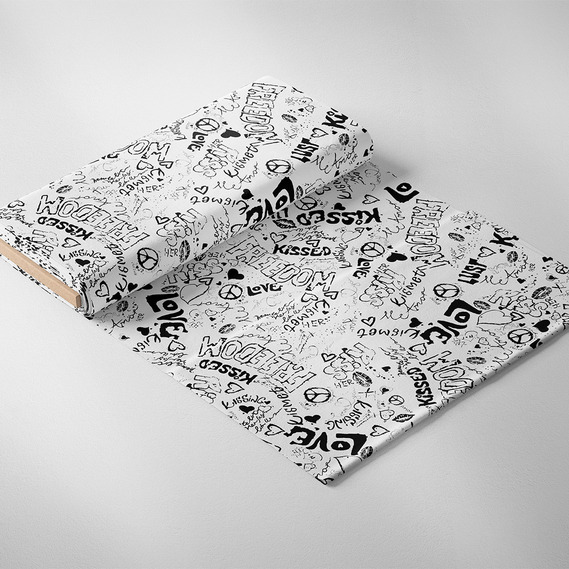 Трикотаж Love kissed білий, фото 2 Трикотаж Love kissed білий, фото 2