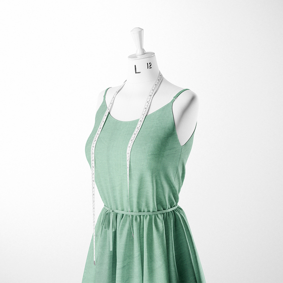 Штапель Бамбук V-4 полин, фото 3