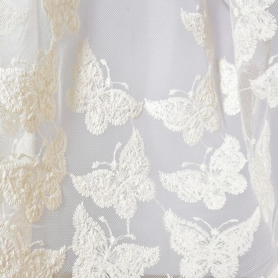 Тюль фатин с вышивкой Fly V-krem, фото 4 Тюль фатин с вышивкой Fly V-krem, фото 4