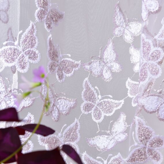 Тюль сетка с вышивкой Fly V-pudra, фото 7 Тюль сетка с вышивкой Fly V-pudra, фото 7