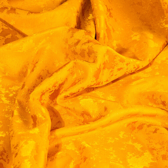 Тканина портьєрна однотонна Shinil V-17 гірчиця, фото 2