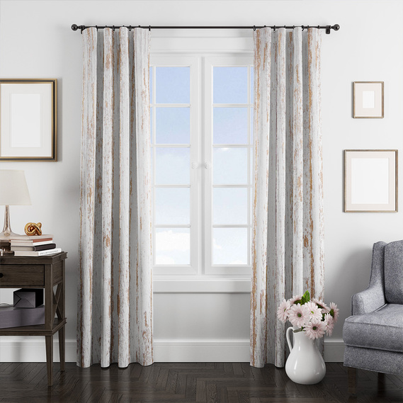 Тканина портьєрна однотонна Бархат Kora V-26 беж, фото 2