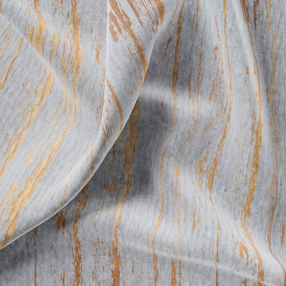 Ткань портьерная однотонная Бархат Kora V-204-374013 сірий , фото 1