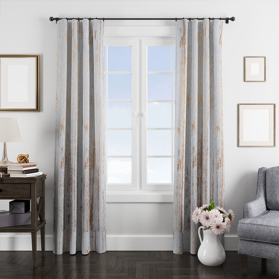 Ткань портьерная однотонная Бархат Kora V-204-374013 сірий , фото 2