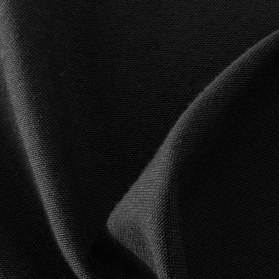 Тканина декоративна бавовна з водовідштовхувальним просоченням, 180 см, 215 гр/м2, для скатертин, штор, декору DR-430 чорна, фото 1