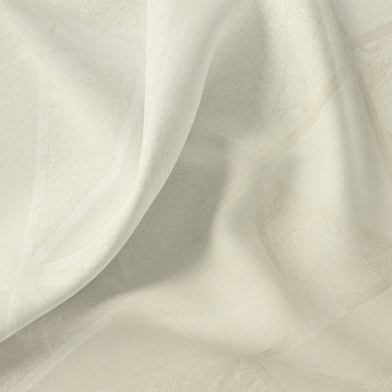 Тканина портьєрна однотонна Сюїта Графіка V-02 молоко, фото 1