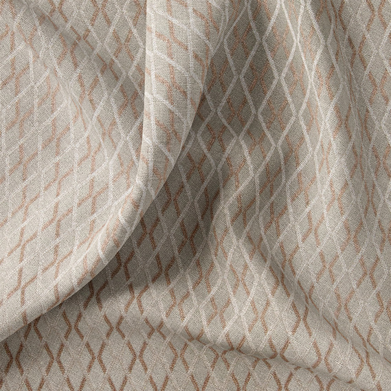 Ткань портьерная жаккардовая Yang V-C02 беж, фото 1
