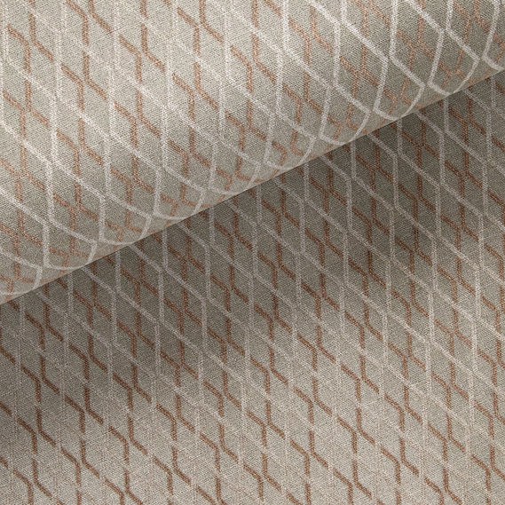 Ткань портьерная жаккардовая Yang V-C02 беж, фото 2