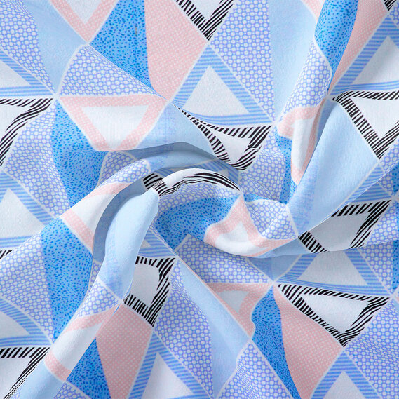 Тканина бязь ранфорс для постільної білизни 2,4 м V-8 23361 11 абстракція блакитна пудра, Геометрія, фото 1 Тканина бязь ранфорс для постільної білизни 2,4 м V-8 23361 11 абстракція блакитна пудра, Геометрія, фото 1