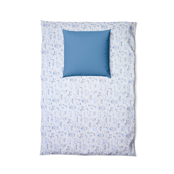 Тканина бязь ранфорс для постільної білизни 2,4 м V-3 24149 5 Happy Baby блакитна, Дитячий, фото 3