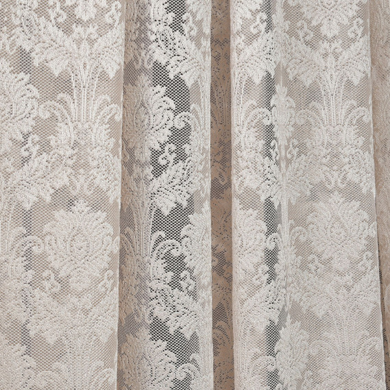 Тюль жаккард Marta V-G1450 пудра, фото 2 Тюль жаккард Marta V-G1450 пудра, фото 2