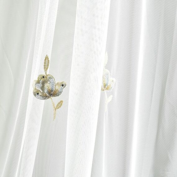 Тюль фатин с вышивкой Лорентина V-5 блак, фото 8 Тюль фатин с вышивкой Лорентина V-5 блак, фото 8