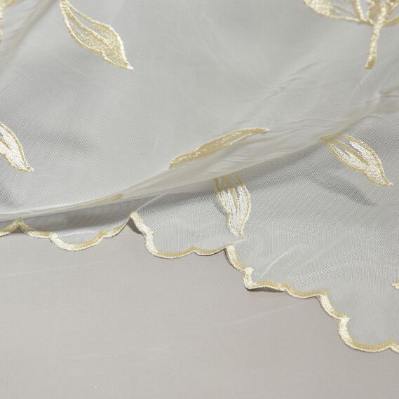 Тюль фатин с вышивкой Лорентина V-5 блак, фото 9 Тюль фатин с вышивкой Лорентина V-5 блак, фото 9