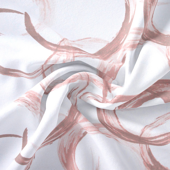 Calico fabric 2.4 Selonya V-М03007 2 акварель коричнева, Акварель, фото 4