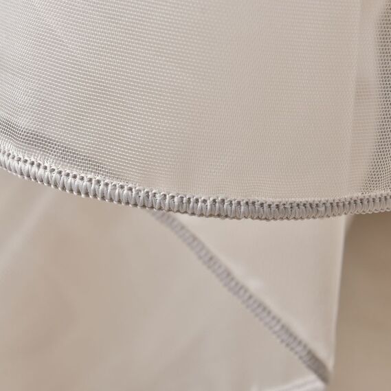 Тюль сетка однотонный Ege V-05 сірий беж, фото 3 Тюль сетка однотонный Ege V-05 сірий беж, фото 3