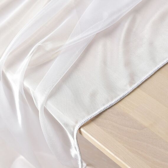 Тюль сетка однотонный Ege V-01 біла, фото 3 Тюль сетка однотонный Ege V-01 біла, фото 3