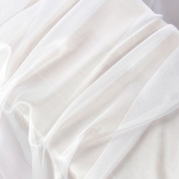 Тюль сетка однотонный Ege V-01 біла, фото 4