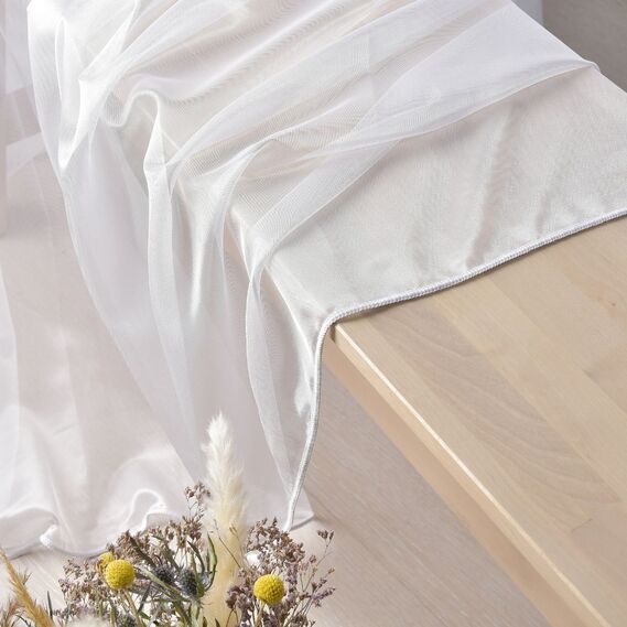 Тюль сетка однотонный Ege V-01 біла, фото 5 Тюль сетка однотонный Ege V-01 біла, фото 5