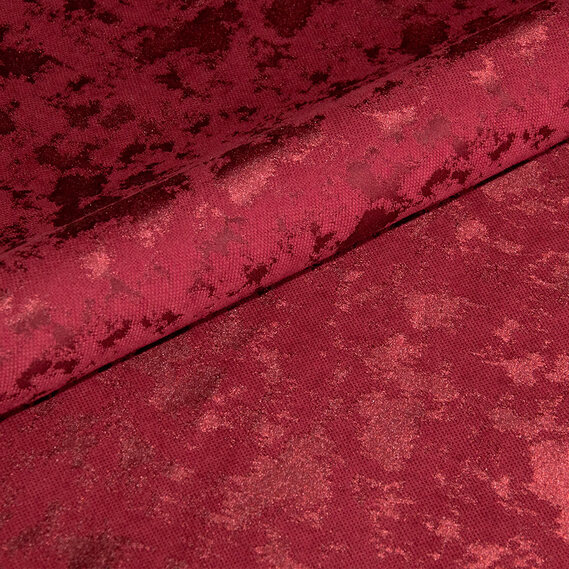 Тканина портьєрна однотонна Shinil V-23 бордо, фото 2