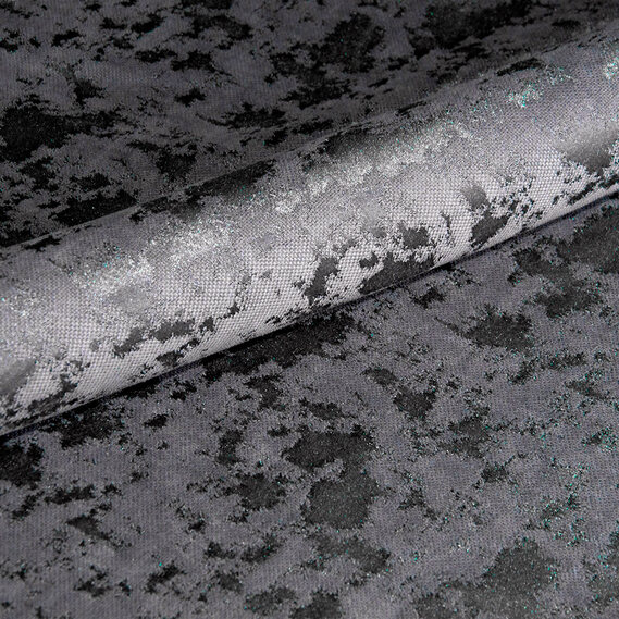 Тканина портьєрна однотонна Shinil V-14 графіт, фото 2