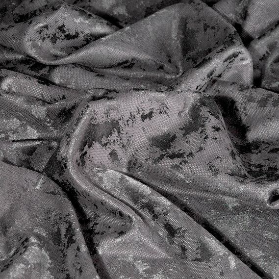 Тканина портьєрна однотонна Shinil V-14 графіт, фото 3