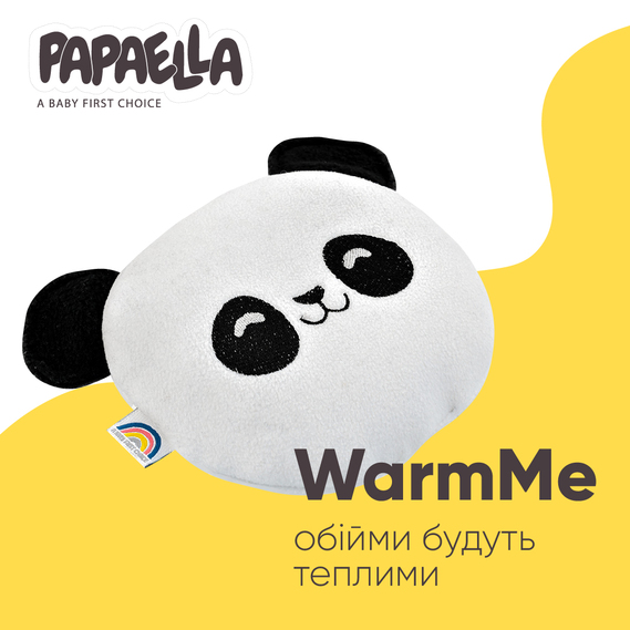 Подушка грелка для детей PAPAELLA от коликов и газиков с семенами льна 18х18 см со льном лен панда, фото 2 Подушка грелка для детей PAPAELLA от коликов и газиков с семенами льна 18х18 см со льном лен панда, фото 2
