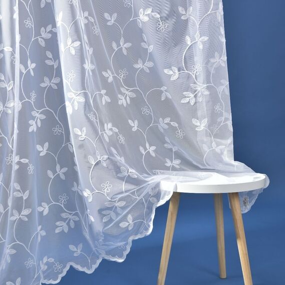 Тюль сетка с вышивкой Лидия, фото 1