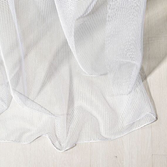 Тюль сетка однотонный Соты V-301 оптик, фото 3 Тюль сетка однотонный Соты V-301 оптик, фото 3