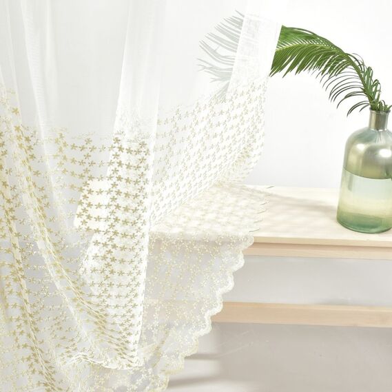 Тюль фатин з вишивкою Stars V-altin, фото 1 Тюль фатин з вишивкою Stars V-altin, фото 1
