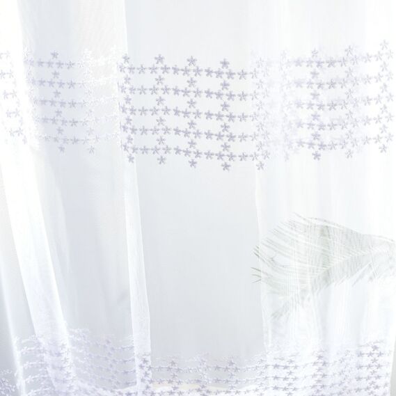 Тюль фатин з вишивкою Stars V-beyaz , фото 5 Тюль фатин з вишивкою Stars V-beyaz , фото 5