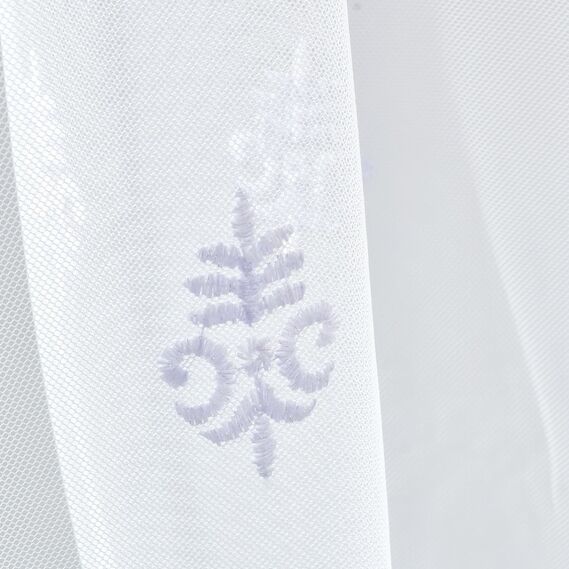 Тюль фатин с вышивкой Дайра V-beyaz , фото 7