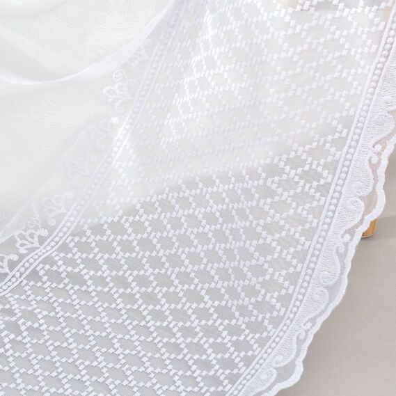 Тюль батист с вышивкой Borelli V-beyaz , фото 5 Тюль батист с вышивкой Borelli V-beyaz , фото 5