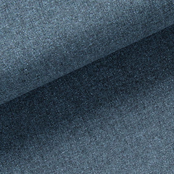 Тканина портьєрна жакардова Меланж буклє V-141 сіро синя, фото 3